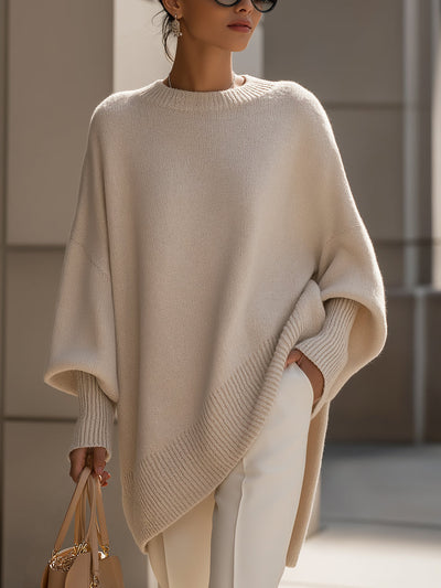 Énora | Pull oversize en laine mélangée