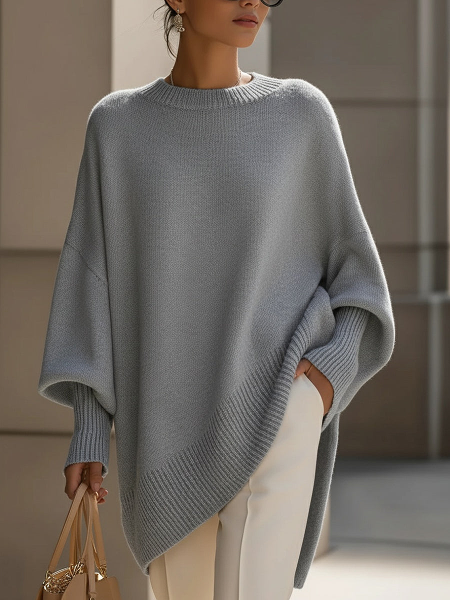 Énora | Pull oversize en laine mélangée