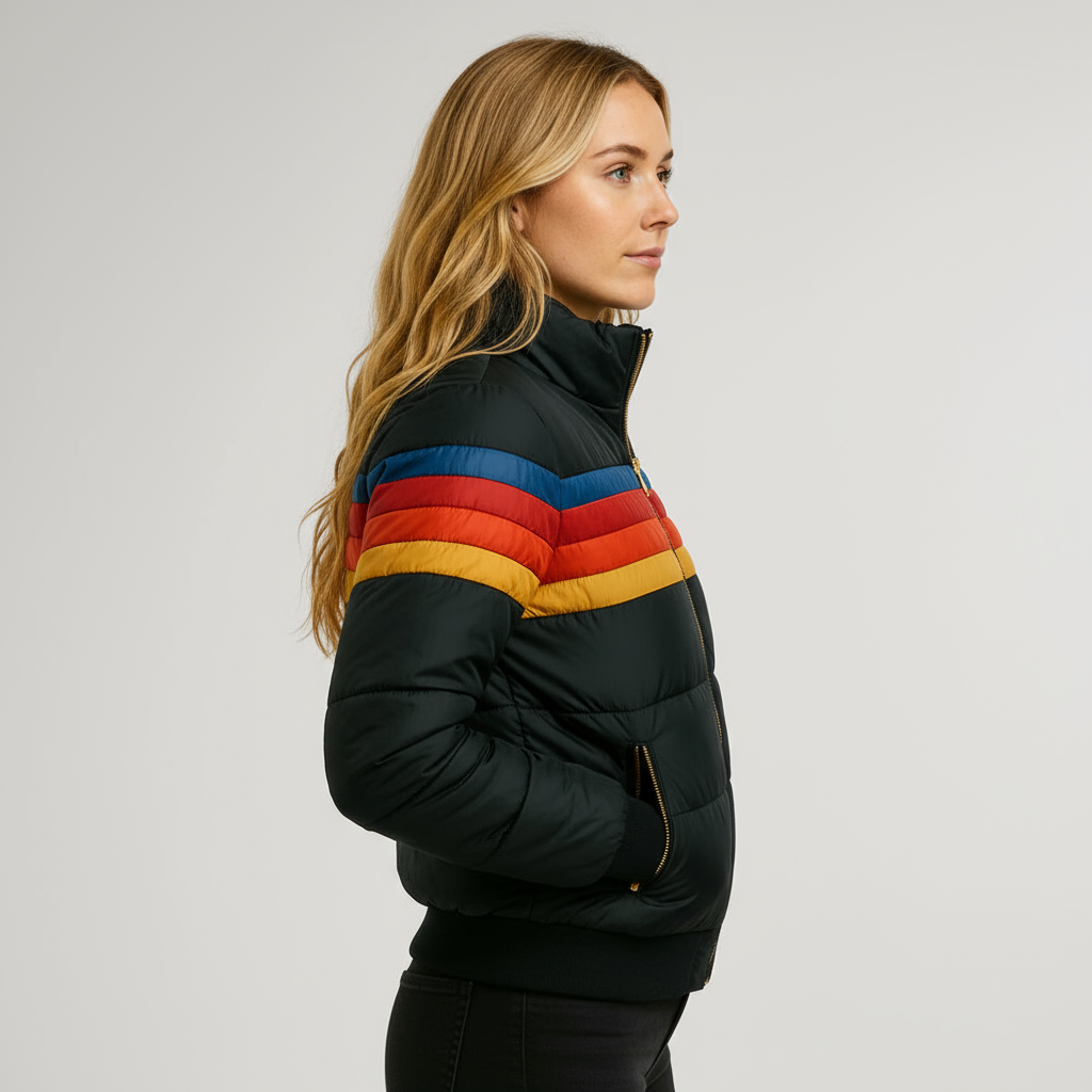 Inès | Doudoune rétro élégante