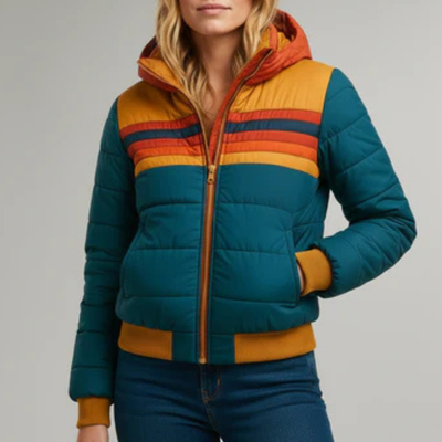 Inès | Doudoune rétro élégante