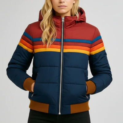 Inès | Doudoune rétro élégante