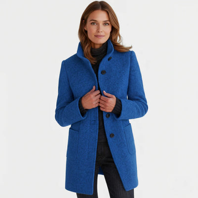 Édith | Manteau à col montant