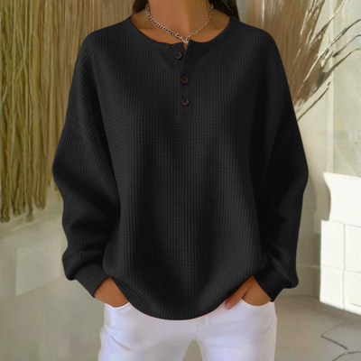 Clara | Haut Henley texturé