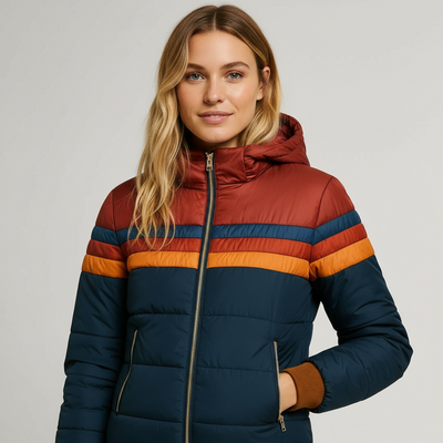 Inès | Doudoune rétro élégante